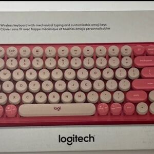 Logitech POP Keys Wireless Bluetooth Mechanical Keyboard - Rose